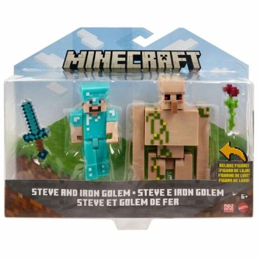 Minecraft - Steve e Golem de Ferro