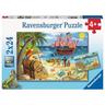 Ravensburger - Puzzle piratas y sirenas, colección de 24 piezas ㅤ