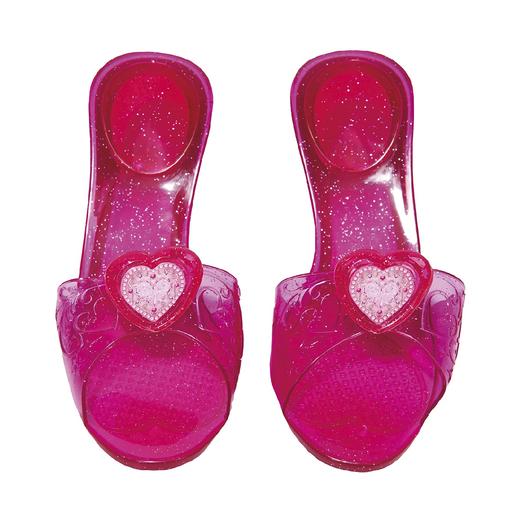 Sapatos Princesa Coração Rosa 4-6 anos
