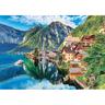 Clementoni - Puzzle de 1500 peças Paisagens da Natureza, montanha sobre o Lago, Hallstatt ㅤ