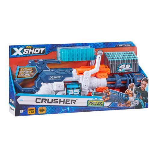Arma de Brincar ZURU Metralhadora com munições Crusher Excel X