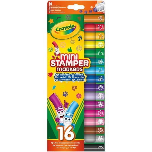 Crayola - Crayola - 16 marcadores laváveis com ponta de selo Pip Squeaks, cores sortidas, para escola e lazer ㅤ