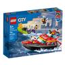 LEGO City - Barco de Resgate dos Bombeiros - 60373