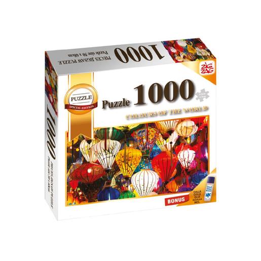 Puzzle 1000 peças Faróis com cola