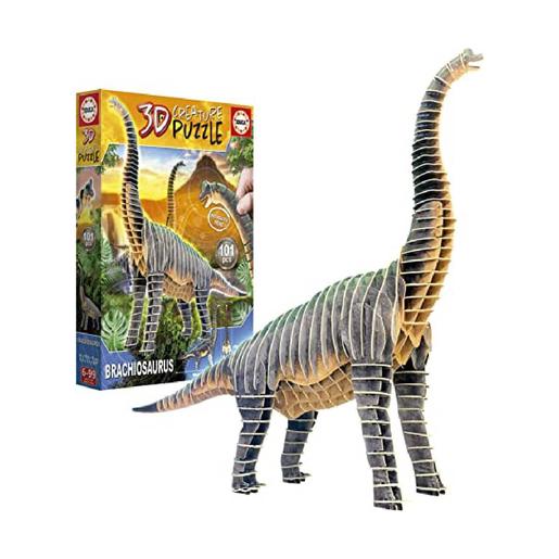 Educa Borrás - Brachiosaurus - Puzzle 3D de 101 peças