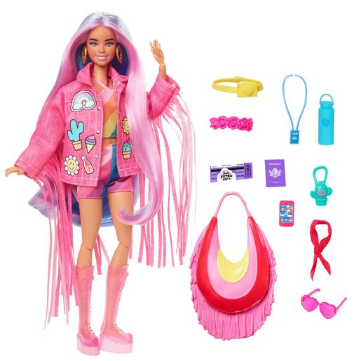 Barbie - Boneca com tema de viagens e conjunto de deserto ㅤ, BONECAS TV