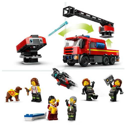 LEGO City - Parque de Bombeiros com Camião de Bombeiros - 60414
