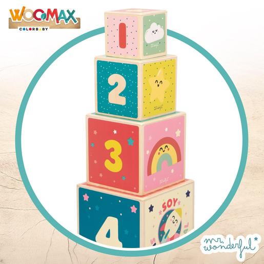 Woomax - Torre de cubos de madeira - Mr Wonderful