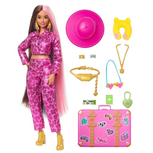Barbie - Boneca articulada com conjunto de moda e acessórios de viagem ㅤ