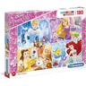 Clementoni - Princesas Disney - Puzzle infantil 180 peças de Princesas Disney ㅤ