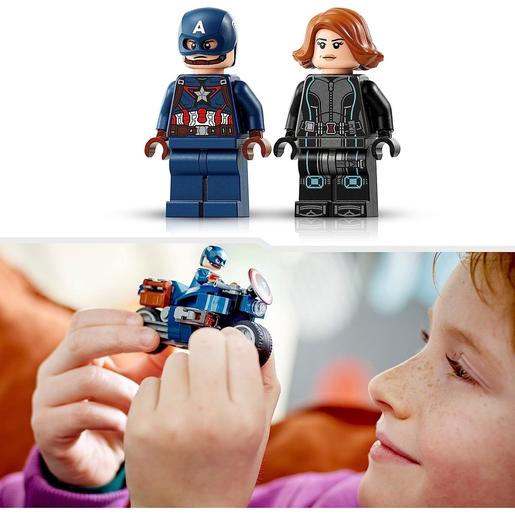 LEGO Super-heróis - Motos da Viúva Negra e do Capitão América - 76260