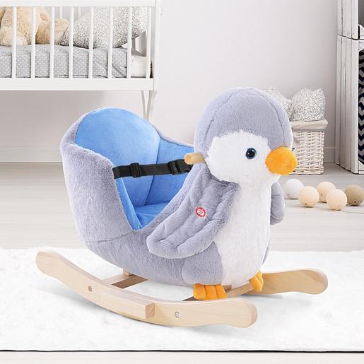Homcom - Pinguim de balanço para bebé
