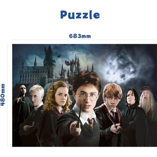 Harry Potter - Puzzle Harry Potter - 1000 peças, 683mm x 480mm ㅤ