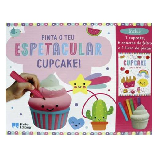 Pinta o teu espetacular: Cupcake  (edição em português)