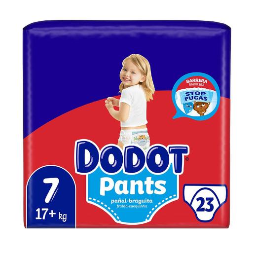 Dodot - Pants fralda-cuequinha unissexo T7 (+17 kg) 23 unidades