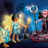 Playmobil - Adventures of Ayuma - Cristal Fairy e Bat Fairy com animais de alma - 70803