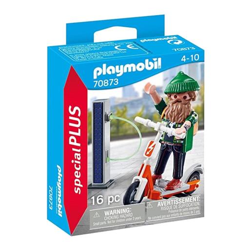 Playmobil - Hipster com e-scooter - 70873