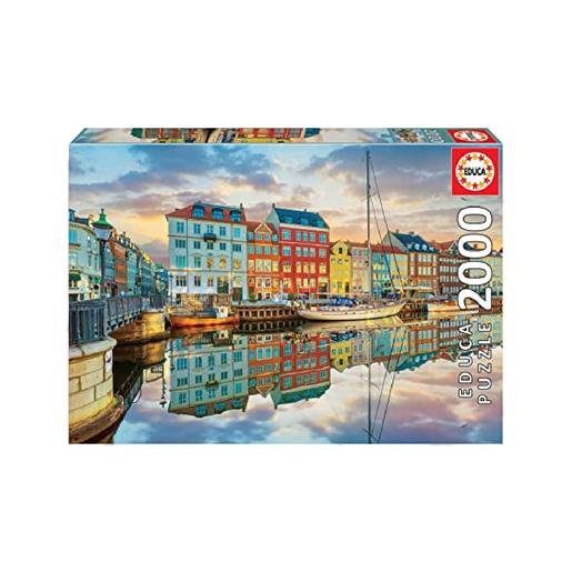 Educa Borrás - Porto de Copenhague - Puzzle 2000 peças
