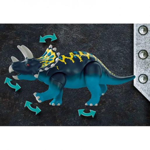 Playmobil - Dino Rise Triceraptos: Batalla por las piedras legendarias 70627