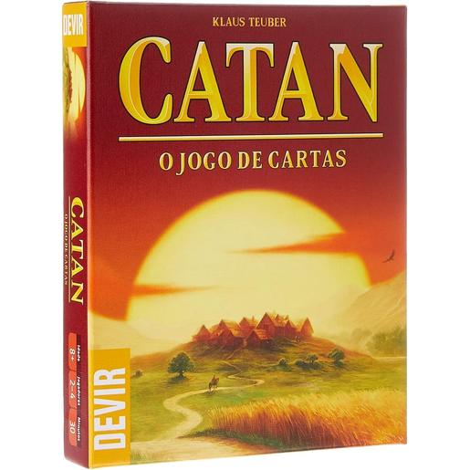 Jogo de mesa Catan com cartas em português ㅤ
