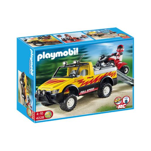 Playmobil - Pick-Up com quad de corrida  4228