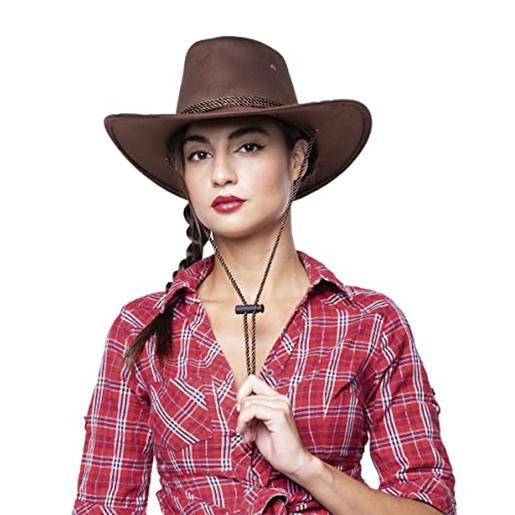 Rubie's - Chapéu de cowboy castanho Adulto ㅤ