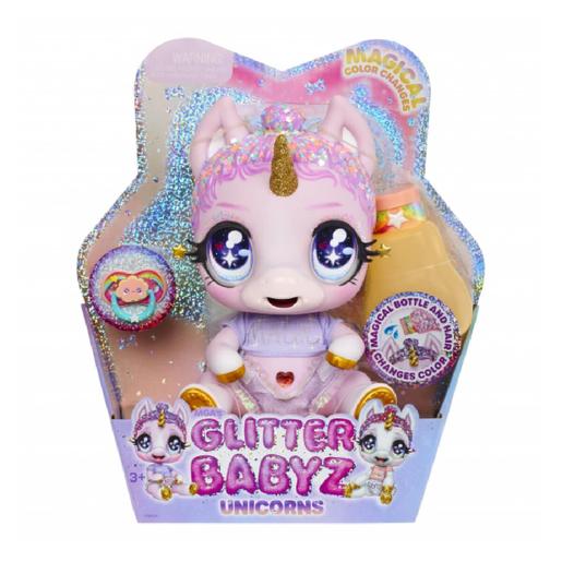 Glitter Babyz Doll unicornio rosa