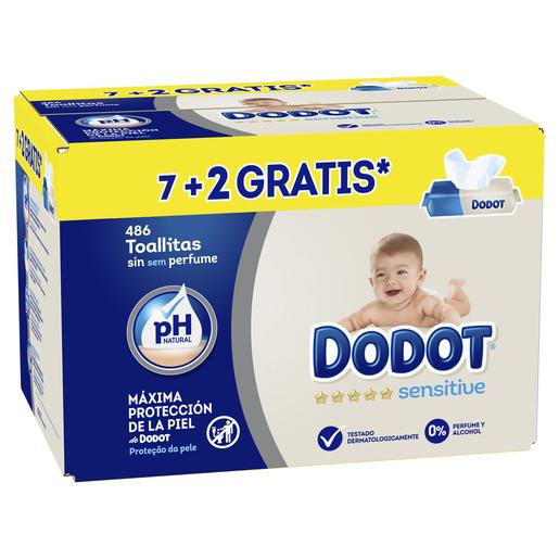 Dodot - Pack Toallitas Sensitive 486