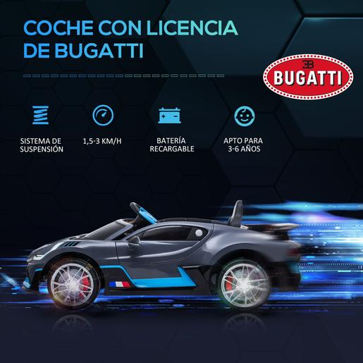 Homcom - Carro elétrico Bugatti Divo cinzento