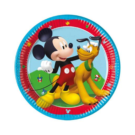 Disney - Mickey Mouse - Pack 8 pratos de papel