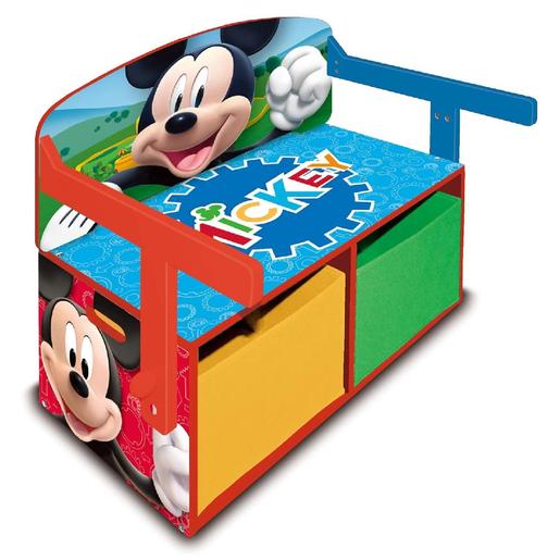 Mickey Mouse - Banco de arrumação e secretária 3 em 1