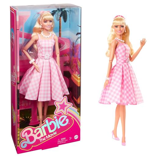 Barbie - Boneca colecionável Barbie The Movie com vestido vintage ㅤ