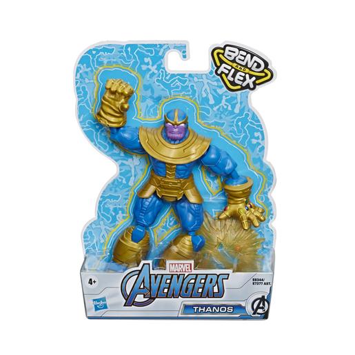 Os Vingadores - Figura Bend and Flex Thanos 15 cm