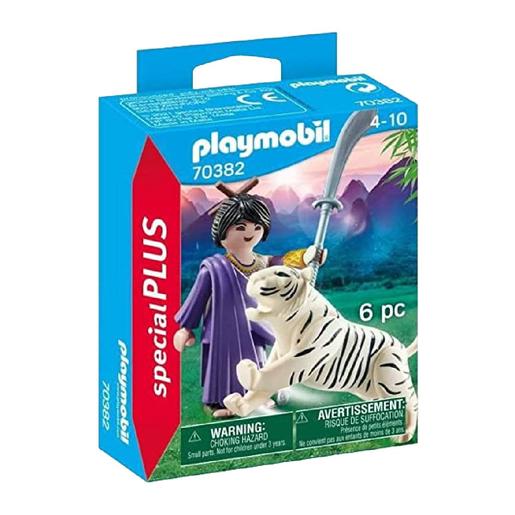 Playmobil - Lutador Asiático com Tigre - 70382