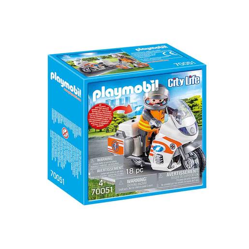 Playmobil - Moto de Emergência Médica - 70051