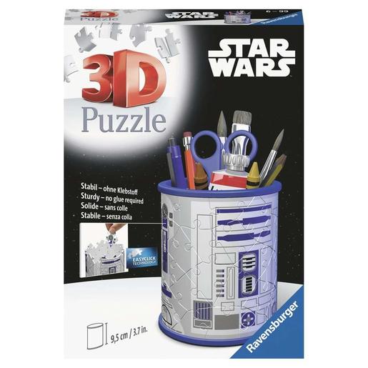 Ravensburger - Star Wars - Puzzle 3D Porta-lápis Star Wars, 57 peças ㅤ