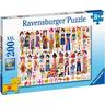 Ravensburger - Puzzle de amigas y flores, 200 piezas XXL ㅤ