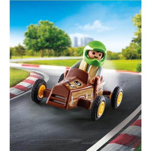 Playmobil - Brinquedo com Go-Kart Infantil ㅤ