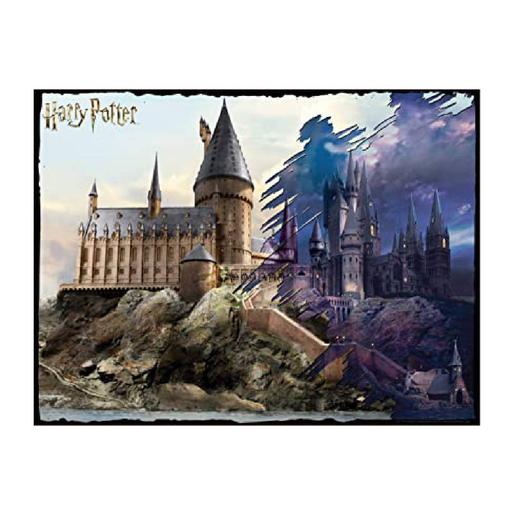 Harry Poter - Puzzle para raspar de Hogwarts dia e noite