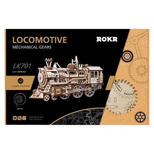 Locomotiva - Puzzle de madeira 3D