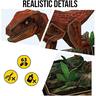 National Geographic - Puzzle 3D Velociraptor, juguetes de dinosaurios ㅤ