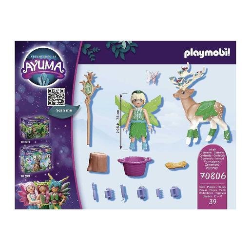 Playmobil - Adventures of Ayuma - Forest Fairy com animal de Alma - 70806
