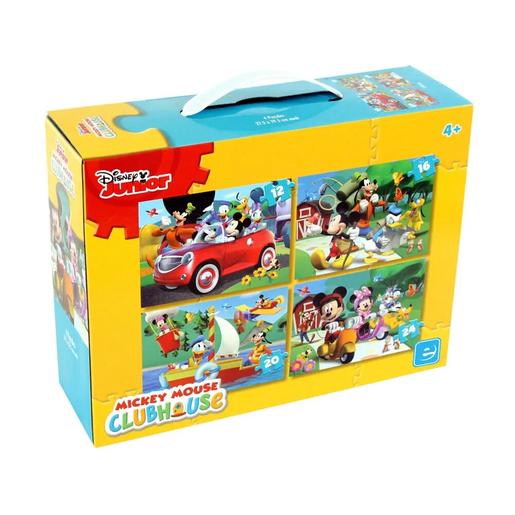 Mickey Mouse - Puzzle Mickey Mouse 4 em 1