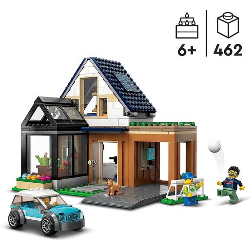 LEGO City - Casa Familiar e Carro Elétrico - 60398