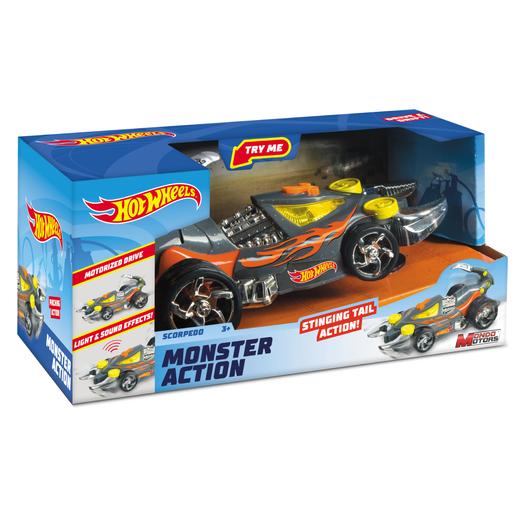 Hot Wheels - Monster Action Scorpedo Luzes e Sons