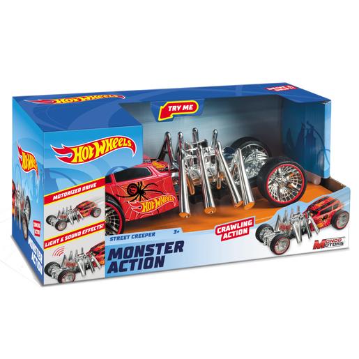 Hot Wheels - Monster Action Street Creeper Luzes e Sons