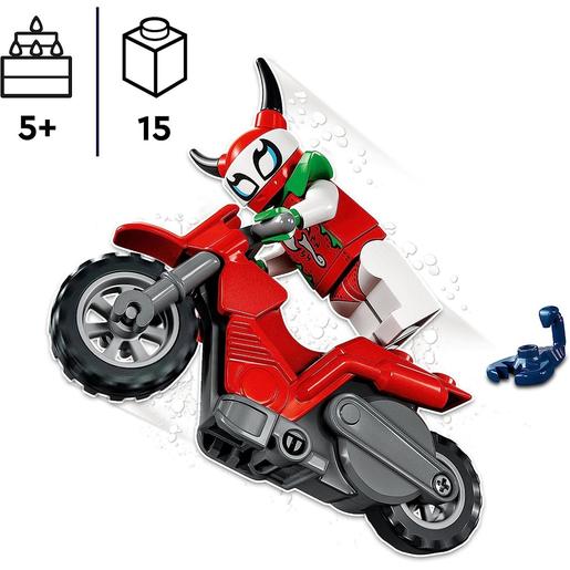 LEGO - Moto acrobática: Escorpión temerario con mini figura de piloto (Varios modelos) 60332