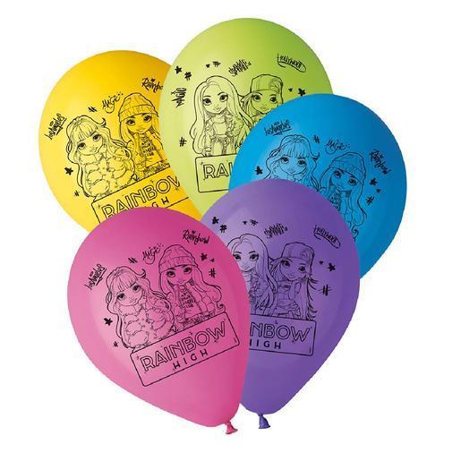 Rainbow High - 10 balões impressos