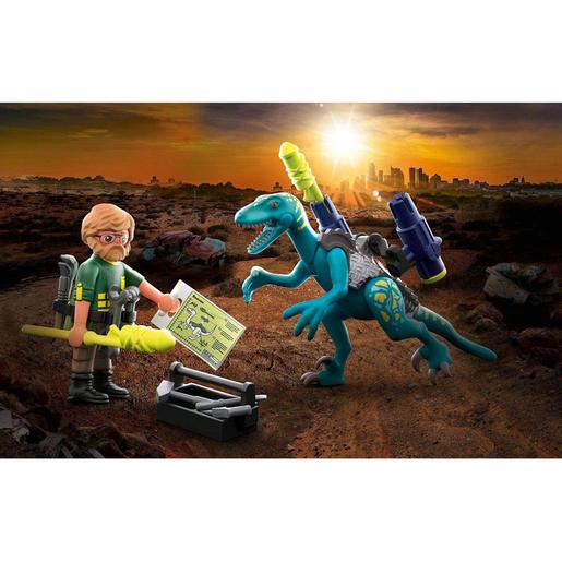 Playmobil - Dino Rise: Tio Rob Armamento para a batalha - 70629