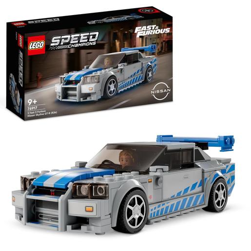 LEGO Speed Champions - Velocidade Furiosa Nissan Skyline GT-R (R34) - 76917
